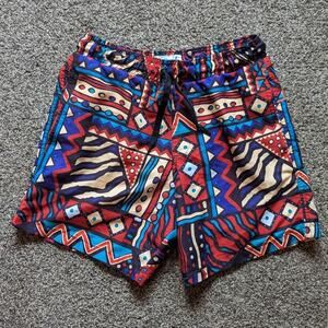 Fresh Prints of Bel-Air 90s Print Swim Trunks Size Small